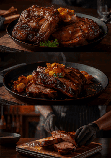 PDP supporting visual з акцентом на фуд-деталі